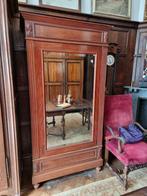 Oude spiegelkast breedte 110cm hoogte 206cm diepte 61cm, Antiek en Kunst, Ophalen