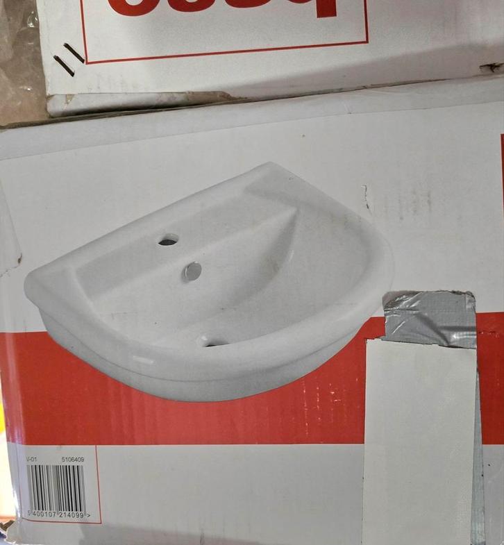 Lavabo et colonne céramique, Maison & Meubles, Salle de bain | Meubles de Salle de bain, Neuf, Lavabo ou Évier, Enlèvement