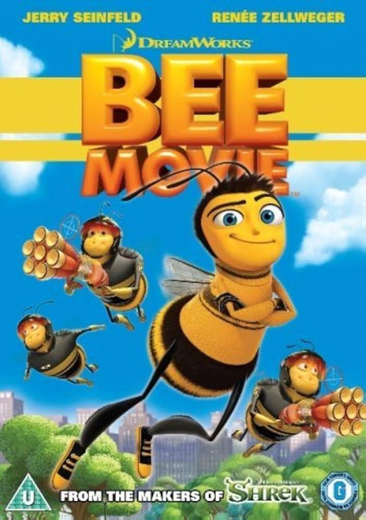 Bee movie, Cd's en Dvd's, Dvd's | Tekenfilms en Animatie, Tekenfilm, Vanaf 6 jaar, Ophalen of Verzenden