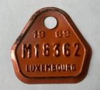 Plaque vélo 1969 Luxembourg, Ophalen of Verzenden