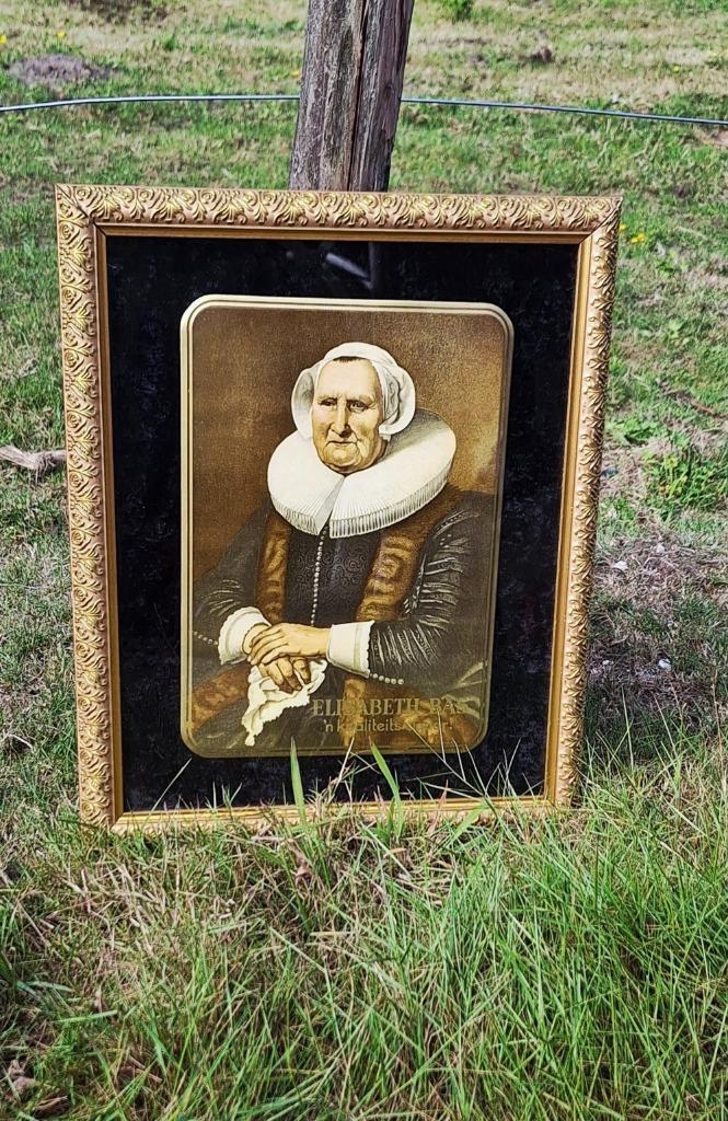 Glacoide reclame van ELISABETH BAS 'n kwaliteits sigaar!, Verzamelen, Merken en Reclamevoorwerpen, Gebruikt, Reclamebord, Ophalen of Verzenden