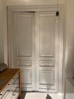 Dubbele massief houten deur, Comme neuf, Bois, Enlèvement, 120 cm ou plus