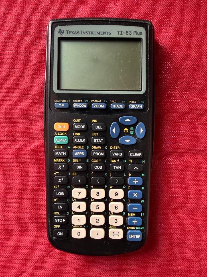 Calculatrice graphique (grafische rekenmachine) TI-83 Plus, Divers, Calculatrices, Utilisé, Calculatrices graphique, Enlèvement