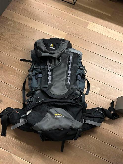 Deuter 60+15 Aircontact pro, Sport en Fitness, Bergsport en Wandelen, Gebruikt, Rugzak, Ophalen