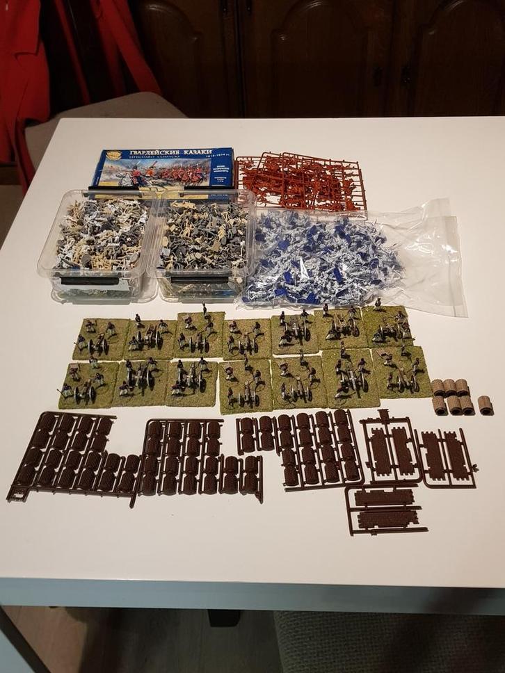 Napoleonic figuren 1/72, groot lot., Hobby en Vrije tijd, Modelbouw | Figuren en Diorama's, Zo goed als nieuw, Figuur of Figuren