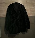 Zwarte bontjas, Kleding | Dames, Jassen | Winter, Ophalen of Verzenden, Zo goed als nieuw, Maat 46/48 (XL) of groter, Zwart