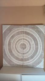 Cadre en bois en 2 panneaux, Enlèvement, Comme neuf, Bois