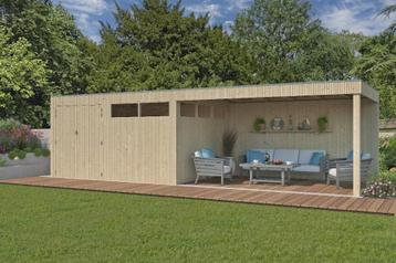 NOUVEL abri de jardin moderne Qube 8313EXT400, Envoi, Neuf