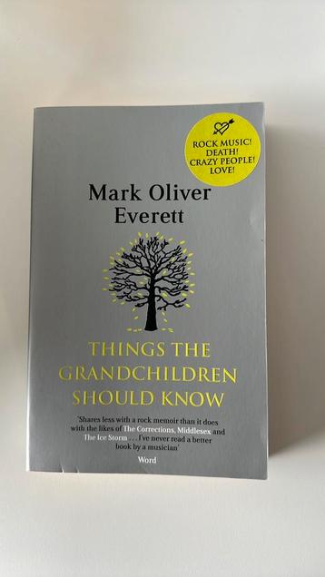 Mark Oliver Everette - things the grandchilderen should know beschikbaar voor biedingen