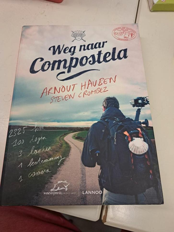Steven Crombez - Weg naar Compostela / nieuwstaat a, Boeken, Avontuur en Actie, Zo goed als nieuw, Ophalen of Verzenden