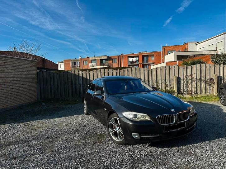Bmw f10 520d, Auto's, BMW, Particulier, 5 Reeks, Dodehoekdetectie, Diesel, Euro 5, Berline, 4 deurs, Automaat, Zwart, Ophalen