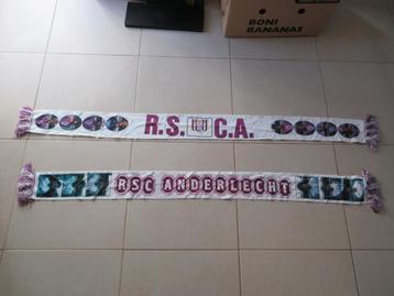 2 sjaals publiciteit voetbal RSC ANDERLECHT  beschikbaar voor biedingen