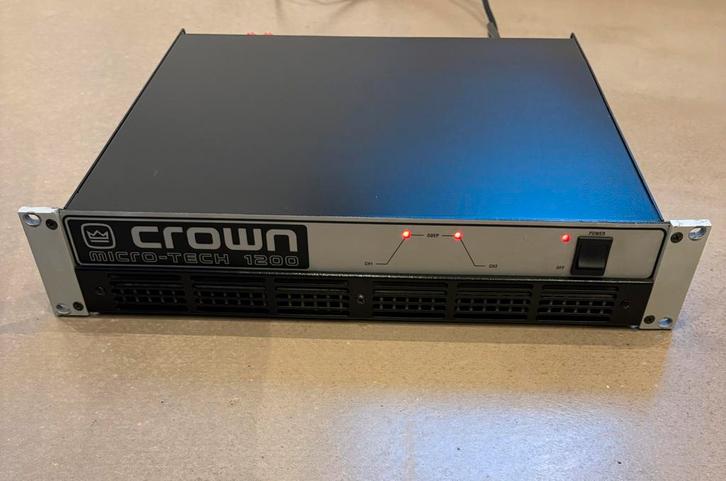 Ampli Crown micro-tech 1200, Muziek en Instrumenten, Versterkers | Keyboard, Monitor en PA, Gebruikt, Ophalen