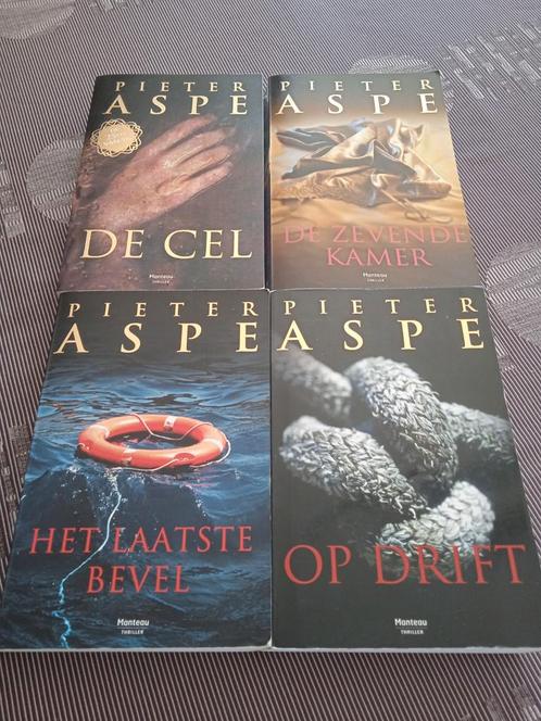 Pieter Aspe - De cel het laatste bevel .De zevende kamer .Op, Livres, Thrillers, Comme neuf, Enlèvement ou Envoi