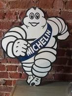 Origineel Michelin emaille reclamebord 1958, Verzamelen, Ophalen of Verzenden, Reclamebord