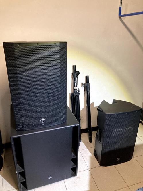 Mackie Thump 15A + Mackie Thump 18S, Audio, Tv en Foto, Luidsprekerboxen, Gebruikt, Complete surroundset, 120 watt of meer, Overige merken