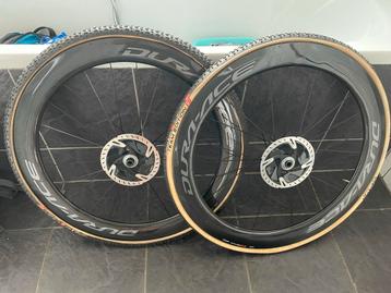 Dura ace c60 wielen, Enlèvement ou Envoi, Vélo de course, Comme neuf, Roue