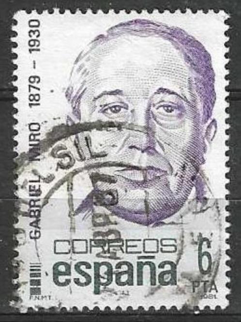 Spanje 1981 - Yvert 2247 - Gabriel Miro Ferrer (ST), Postzegels en Munten, Postzegels | Europa | Spanje, Gestempeld, Verzenden