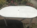 terrastafel tuintafel buitentafel met stoelen kunststof 20€, Tuin en Terras, Ophalen, Zo goed als nieuw, Ovaal, Kunststof