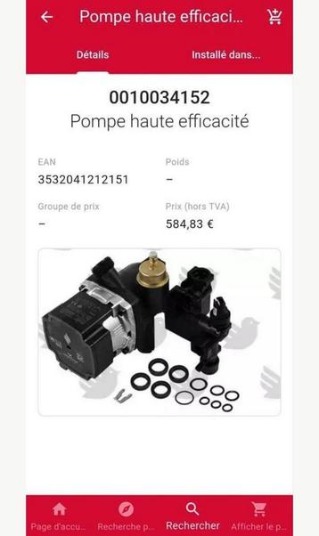 Pompe Haute efficacitè Bulex Thematek/Themaclassic neuve, Enlèvement ou Envoi, Neuf