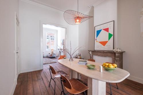 Travertin tafel, Huis en Inrichting, Tafels | Eettafels, Zo goed als nieuw, 50 tot 100 cm, 150 tot 200 cm, Vijf personen of meer