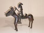 Bronzen Dogon ruiter, Ophalen of Verzenden