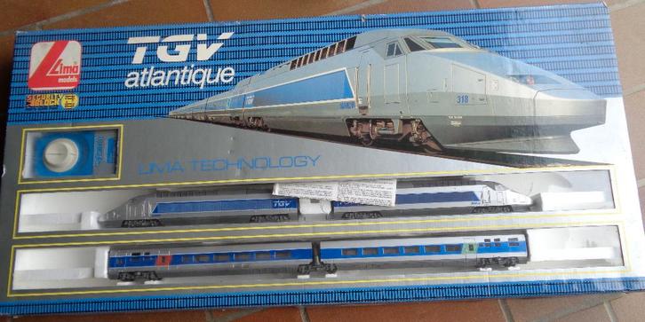 Lima TGV, Hobby en Vrije tijd, Modeltreinen | H0, Gebruikt, Treinset, Lima, Ophalen of Verzenden
