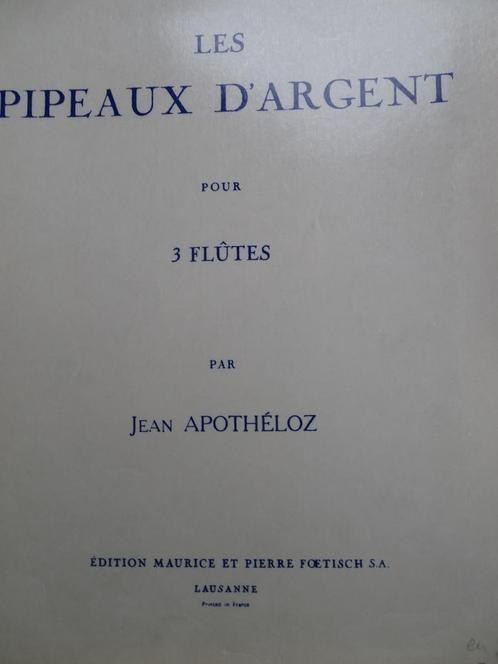 Bladmuziek 3 of meer fluiten. 12 boeken, Musique & Instruments, Partitions, Comme neuf, Autres genres, Classique, Flûte traversière ou Piccolo