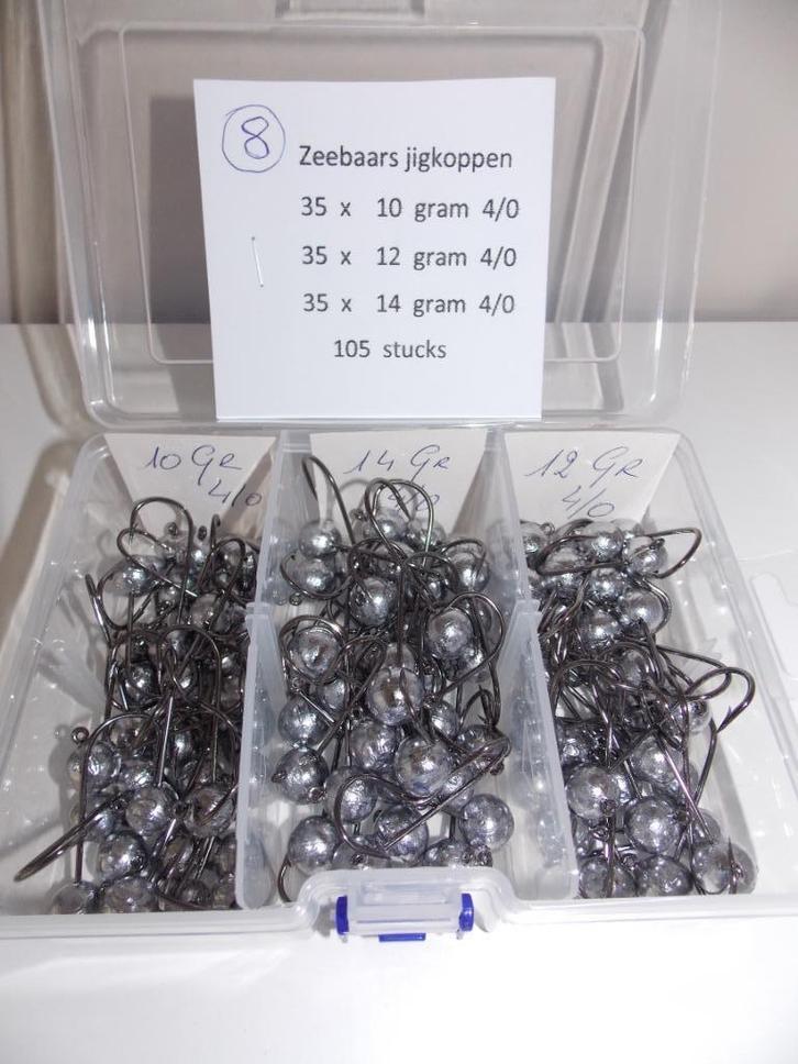 Ronde loodkoppen zeebaars, Watersport en Boten, Hengelsport | Zeevissen, Nieuw, Complete set, Ophalen of Verzenden
