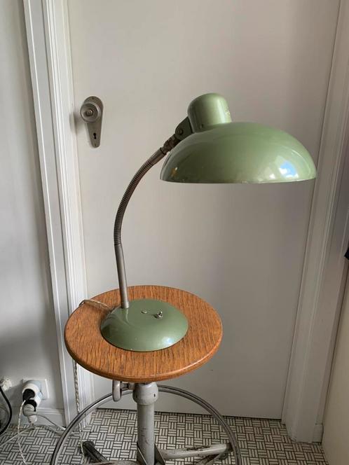SIS vintage bureaulamp met industrieel design, Huis en Inrichting, Lampen | Tafellampen, Gebruikt, Ophalen of Verzenden