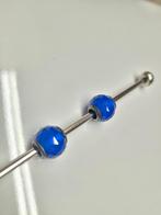 Pandora  2x kobalt blauwe bedels, Ophalen, Pandora