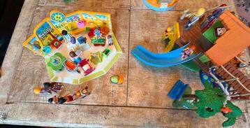 Playmobil Speeltuin + kinderwinkel (9079+ 70281) beschikbaar voor biedingen