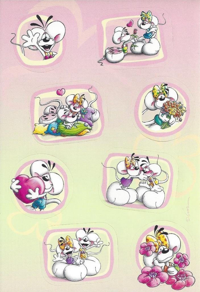 Diddl set stickervellen van briefpapier 264 tem 273, Verzamelen, Diddl, Nieuw, Papier, Kaart of Schrift, Diddl, Ophalen of Verzenden