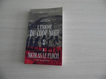 L'ÉNIGME DU CODE NOIR       LAURENT JOFFRIN beschikbaar voor biedingen