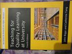 Teaching for Quality Learning at University. Fourth Edition, Ophalen, Zo goed als nieuw, Overige onderwerpen, John Biggs and Catherine Tang