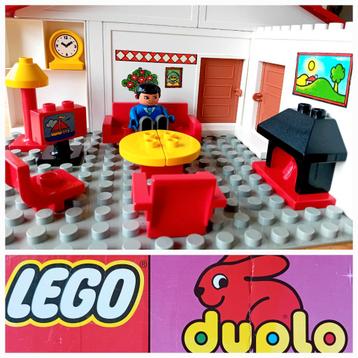  Lego duplo prachtig  familiehuis vintage 2780 jaren 1991 beschikbaar voor biedingen
