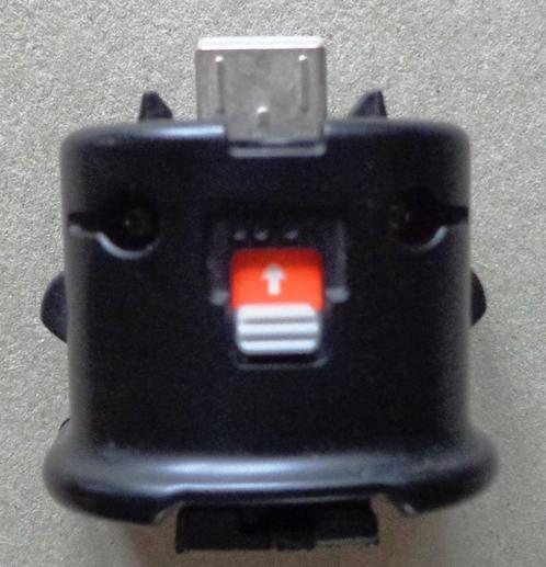 Originele Motion Plus Adapter Zwart, Games en Spelcomputers, Games | Nintendo Wii, Zo goed als nieuw, Ophalen of Verzenden