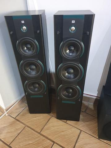 J B L luidspreker, Audio, Tv en Foto, Luidsprekerboxen, Ophalen, Zo goed als nieuw, Front, Rear of Stereo speakers, JBL