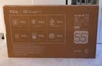TCL 55” 4K QLED Google TV – Nieuw & ongeopend, Audio, Tv en Foto, Televisies, QLED, Nieuw, 100 cm of meer, 4k (UHD)