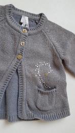 ORCHESTRA - Joli gilet gris + fil doré - T.3 mois/60cm, Kinderen en Baby's, Babykleding | Maat 62, Gebruikt, Ophalen of Verzenden