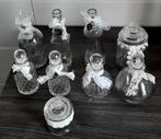 Set van 9 decoratieve glazen flesjes-verschillende modellen, Ophalen of Verzenden