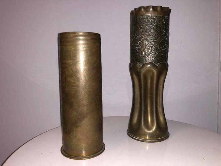 Trench art  Obussen, Verzamelen, Militaria | Algemeen, Overige soorten, Ophalen