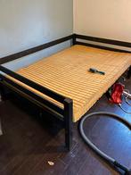 Dubbel bed en matras, Ophalen, Gebruikt, 140 cm, Twijfelaar