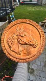 bord met paardenkop in koper, Antiek en Kunst, Ophalen of Verzenden, Koper