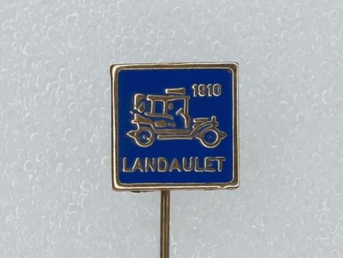 SP1910 Speldje Landaulet 1910 blauw, Collections, Broches, Pins & Badges, Utilisé, Enlèvement ou Envoi