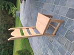 6 massief eiken stoelen. Geluchtgomd., Ophalen of Verzenden, Zo goed als nieuw, Hout
