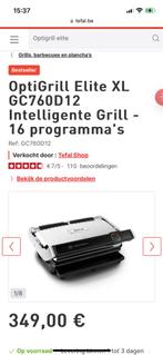 Tefal Elite XL Optigrill - nieuwstaat, Electroménager, Enlèvement ou Envoi, Neuf