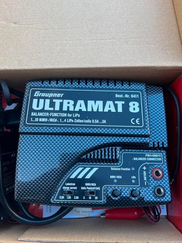 Graupner ultramat 8 lader voor Li-Po, Hobby en Vrije tijd, Ophalen