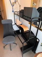 Bureau (de jeu) avec chaise et accessoires de la photo, Comme neuf, Enlèvement ou Envoi, Bureau
