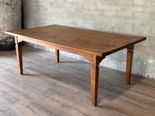 Antieke boerentafel - 195 x 116 cm + 77 cm hoog, Antiek en Kunst, Antiek | Meubels | Tafels, Ophalen of Verzenden